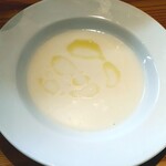 Nagi Ha Shokudou - 本日の汁物(新タマネギと小芋のスープ)