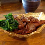 鹿児島の台所 晴廉 - 豚の角煮。ごぼう・こんにゃく・うずら卵入り、濃い味なのにくどさを感じない！