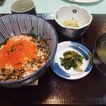 Nishi Sendai Kantorikurabu - いくら飯セット（みそ汁も美味！）