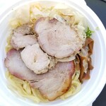 ラーメン巌哲 - 鮪塩まぜそば＋肉増し