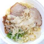 ラーメン巌哲 - 鮪塩まぜそば＋肉増し