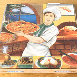 PIZZERIA BUENOS - ピザはこの箱に入ってきます。