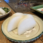柳家 - 大根の浅漬け（お代わり）
