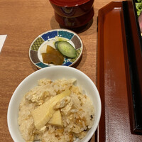 割烹 春 - 筍ご飯