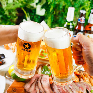 3時間飲み放題コース3980円～、ランチ3080円〜!!