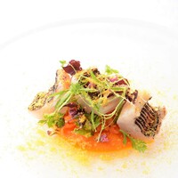 伊勢湾 釣り太刀魚の炙り 自家製からすみ