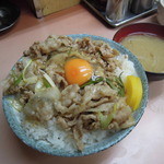 名物 スタ丼 サッポロラーメン - スタミナ丼