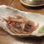 鶏家 たちばな - 白海老醤油漬け￥４５０