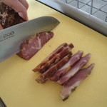 セント シュバイン - 2012年6月訪問時：ベーコンらしくない切り方しちゃいました