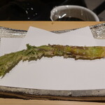 にい留 - 山ウド、香りが最高