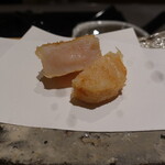 にい留 - 帆立のグラデーション揚げ