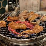 赤旨酒場 唐魂 - 教育中 (せせり 400円、とりかわ 290円)