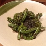 肴家 まこと - こごみのゴマ和え