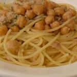 モンドール - ツナとひよこ豆のパスタアップ