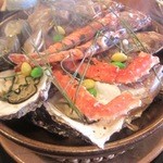 伊豫水軍 - 宝楽焼　魚の旨みが閉じ込められ美味しい調理法