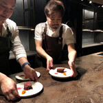 AUBE - ソムリエ氏もお手伝い♡