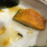 スタミナ苑 - サービスでかぼちゃを頂きました。