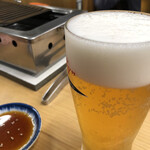 スタミナ苑 - ビール¥550