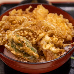 あたりや食堂 - 2020.4 かすみ天丼（970円）