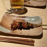 炭火串焼き ちきらっちょ - ねぎま(たれ) 300円