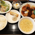 中國食彩 アオヤマ - ランチセット　酢豚