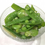 フィオッキ - 春野菜とペコリーノチーズのサラダ（1000円）