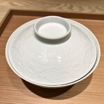 肉屋 田中 - 坦々麺の冷麺、肉 鰹 昆布 いぶりがっこの出汁