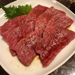 焼肉 みやび - A5雌みぞおちカルビ1,280円