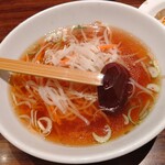 上海華龍 - 【2020.4.13(月)】本日のランチ①の「醤油味もやしラーメン」