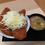 Katsuya - タレカツ丼+とん汁(小)　649円+132円=781円