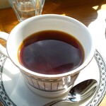 遊の丘 - 手作りケーキセットのコーヒー(R2.4.11撮影)