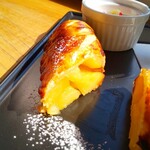 遊の丘 - 手作りケーキセットの期間限定アップルパイ(R2.4.11撮影)