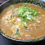 麺八 - カレー出汁に玉子が馴染んで旨かったです。