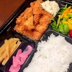 【テイクアウト】チキンカツ定食(千鶏風南蛮、おろしポン酢、ネギ塩ダレ)