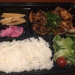 Chidori - 【テイクアウト】豚生姜焼き定食　650円