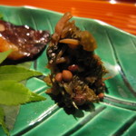 本城 - ふきとじゃこを炊いたもの。