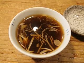 赤間茶屋 あ三五 - そば湯