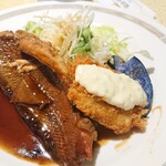 メルシー - 魚ランチ めばるの煮付け＆平目フライ