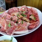 牛正 - ロース　バラ　はらみ　　柔らかすぎる　肉汁旨すぎ