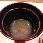 鮨 さかい - 味噌汁