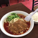 味覚 - 麻辣刀削麺(辛)、750円。
