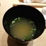 鮨 唐島 - 味噌汁