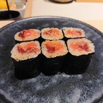 鮨 唐島 - 漬けトロ巻き