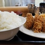 ランチハウス ミトヤ - ご飯、、山盛りの図。