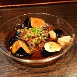 屋台や十八番 - ナスの揚げ浸し