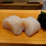 鮨 あらい - ホタテ