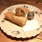 酒井商会 - 独活、たらの芽と海老の春巻き