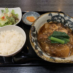Chuugoku Shisem Menhanten Ittou - 麺定食(角煮ラーメン)❗️