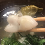 赤坂 菊乃井 - 昼懐石１２１００円（総額）。桜蒸し 甘鯛 道明寺 筍 銀餡。桜の葉に包まれているのは、道明寺粉の饅頭を甘鯛で巻いたものです。とーっても気に入りました（╹◡╹）（╹◡╹）