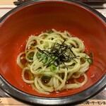 鮨処 西鶴 - 昆布麺